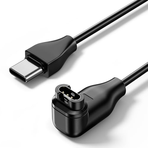 Vancle Charging Cable Charger for Garmin Instinct/Instinct 2/Instinct 2 Solar Charging Cable, Garmin Instinct 2X Solar/Instinct 2S, Improved Garmin Watch Charger, USB C Portable Fast Charging Cable