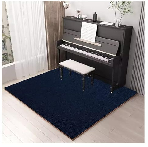 Soundproof Rug for Piano Drum Jump Rope - Non-Slip Piano Soundproofing Carpet Absorbing Mat - 6mm Thick Carpet Acoustic Pads - Sound Proof Floor Mat