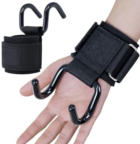 Gewichtheben Haken | Ergonomischer Fitnessgriff Für Das Gymnasium | Handgelenkschutz Unterstützung Für Klimmzüge Und Krafttraining Zu Hause