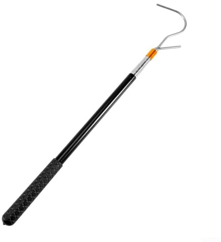 Tringle télescopique réglable pour ouverture de fenêtre de toit avec crochet pour auvent de camping-car 54,4 à 162,6 cm
