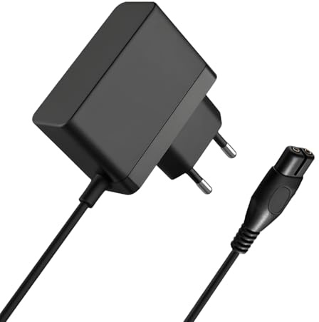 Chargeur Compatible Karcher WV1 WV2 WV5 WV50 WV60 WV70 WV75 Classic KV4 KWI1, 5.5V 600mA Cable d'alimentation pour Lave Vitre Karcher 1.5m, Remplacement Fiable pour Nettoyeur Vaitre