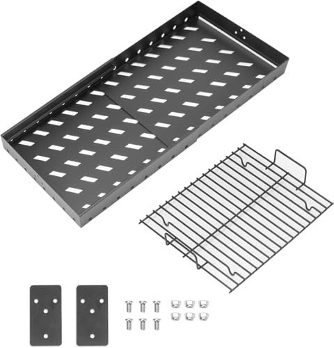 38,5-71cm Universal Verstellbare Holzkohleschale für Tepro Toronto, Taino Hero XL, Activa Angular, EL Fuego Montreal Holzkohlegrill, Hochtemperaturbeständig Aschepfanne,Holzkohlekorb Grill Ersatzteile