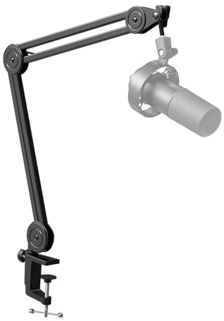 mic stand, Microphone Arm Boom,Suspension Stand-Heavy Duty With Desk Clamp For Gaming,Streaming,Podcasting,Recording,parts