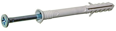 100 unidades. QZ - Tacos para clavos endurecidos (5 x 40 mm, PZ-2, nailon, premontados)