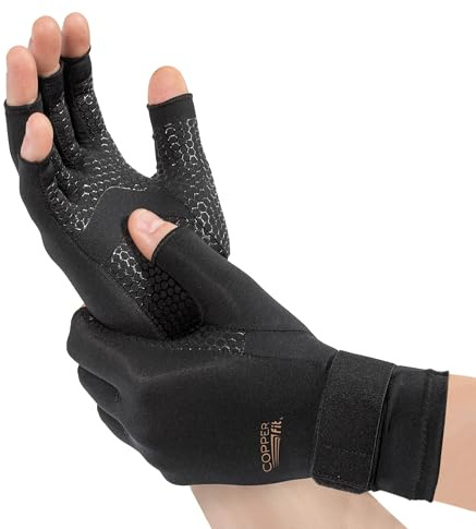 Copper Fit Hand Relief Compression Gloves, Large/X-Large