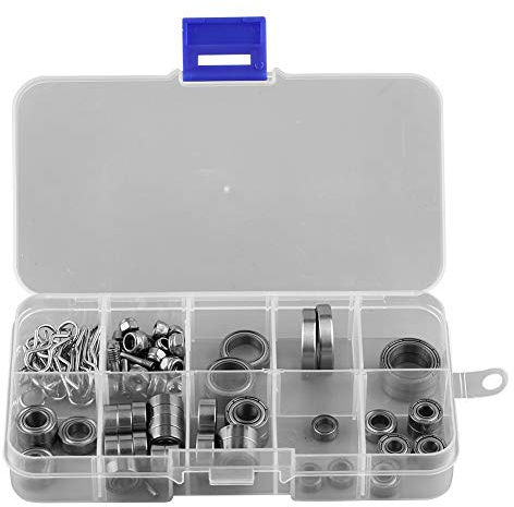 Dilwe RC Lager Schrauben Set, 79 stücke Metall RC Auto Lager Reparatur Werkzeugkasten für 1/10 Crawler Auto Ersatzteil