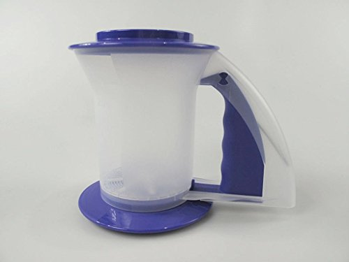 Tupperware Zuckerguss-Sieb blau weiß 34476
