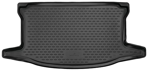 WALSER XTR Kofferraumwanne für Toyota Yaris (XP13) oberer Ladeboden 2010-2020, 100% passgenaue Antirutschmatte Auto, Gummimatte Auto, Kofferraum Schutzmatte, Auto Gummimatten