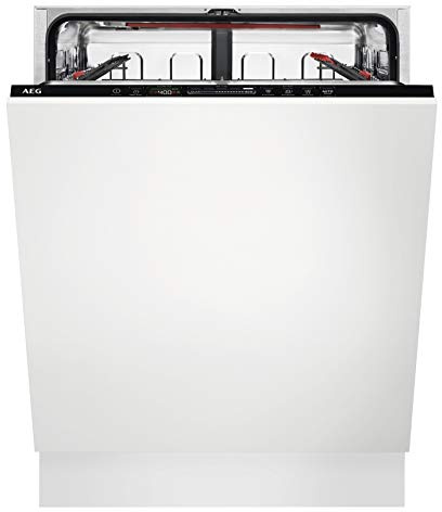 AEG FSE63617P - Lavavajillas empotrable, capacidad para 13 cubiertos, gris