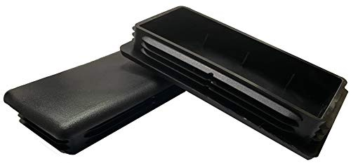 dexierp Protection Force 4 X 8 102 X 203mm (Pack of 1) Rectangular OD Tubing Plastic Insert Plug, Tubing Post End Cap, Chair Glide