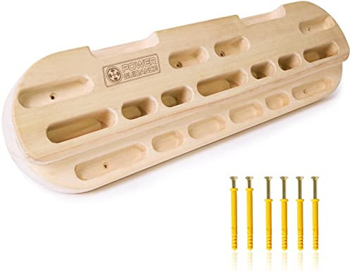 POWER GUIDANCE Trainingsboard Kletterboard Fingerboard Griffboard für Einsteiger ins Klettertraining griffbrett Klettern Geeignet für Boulder Trainingsgeräte