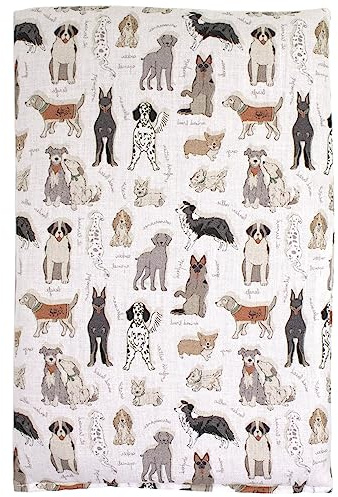 GIRAFFENLAND Leinsamenkissen 30 x 20 cm, Bio Stoff Liebe Hunde - Als Wärmekissen & Kältekissen - Körnerkissen für Mikrowelle und Backofen - 30x20cm, 800g