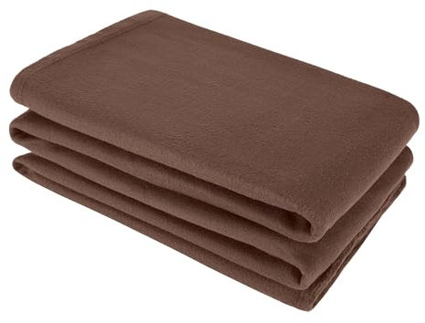 Scarlet Larkspur Couverture Polaire pour Lit Et Canapé - 150 X 220 Cm - Café, Polyester Super Doux Et Parfait pour La Maison Ou Les Voyages/Polyvalent pour Toutes Les Saisons