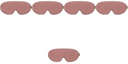 GLEAVI 5stücke Schlafmaske Memory Foam Atmungsaktive Lichtblockierende Augenmaske Für Komfortables Schlafen Zu Hause Und Für Yoga Und Meditation