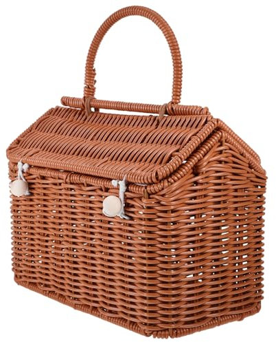 Holibanna Korbtasche Für Damen Gewebte Handtaschen 2024 Große Tragetasche Pp-material Für Gastgeschenke Bei Hochzeiten Geburtstagen Und Partys Organisieren Sie Ihre Wichtigsten Dinge