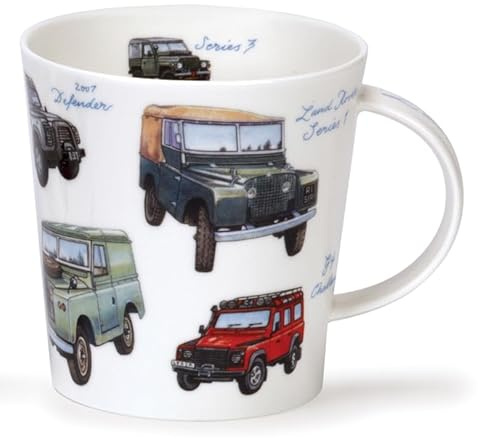 Dunoon Caingorm Tasse aus feinem Knochenporzellan, klassisches britisches 4x4-Fahrzeug