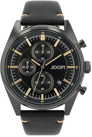JOOP! Armbanduhr Herren Analog, mit Edelstahl Armband, Kommt in Uhren Geschenk Box