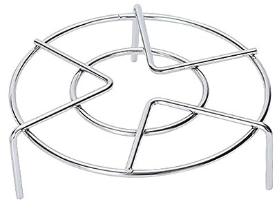 Alipis Cooking Steamer Stainless Steel Steamer Rack Three Legged Design Non-slip Suitable for Fish Vegetables Eggs