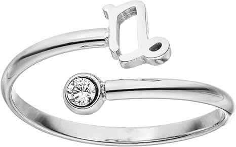 Purelei Sternzeichen Ring – Wasserfester Damenring aus langlebigem Edelstahl – Verstellbare Ringe von Größe 50 bis 66 – Modeschmuck für deinen individuellen Look