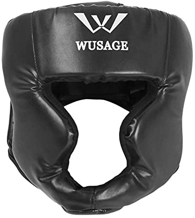 Casque de boxe pour le sparring, le kickboxing pour femmes et hommes, noir, taille S enfant