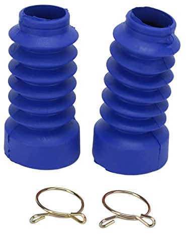 ANGGREK Faltenbalg für Vorderradgabel, Schutz, Einfache Installation mit Gummi für DIO 18/27/28/34/35 und Jog50 Jog90 (BLUE)