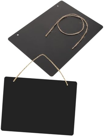 Gogogmee Doppelseitige Kreidetafel aus Robustem Dichteplattenmaterial Abwischbares Message Board zum Aufhängen Platzsparend für Restaurant Büro Hochzeit Dekoration