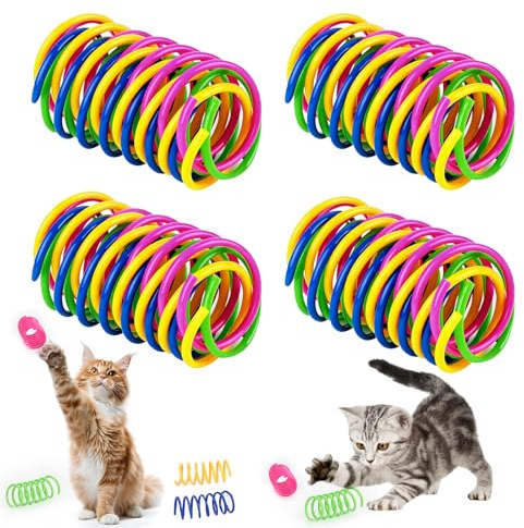 Staranry 80 PCS Giochi per Gatti, Giochi Gatto(Multicolore)