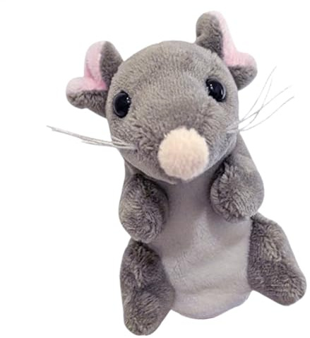 Tier-Fingerpuppen, Plüsch-Maus Fingerpuppe, Kuscheltier Puppen für Finger, interaktives Spielzeug für Geschichten, Rollenspiele, Weihnachten, Geburtstag, Kinder