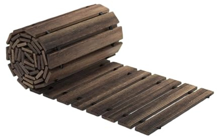 Componentized Wood Decking Three Wheeled Installation Creating Beautiful Outdoor Walkways Terraces and Beach Walkways Garden Stepping Shingle