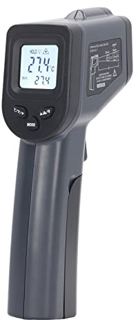 DT8550DH Infrared Thermometer Gun, Digital Temperature Gun for Cooking Industry, 50°C to 550°C Handheld IR Thermometer with Target, Backlit LCD, ℉/℃ Conversion