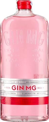 GIN MG - Ginebra Rosa, London Dry Gin , 40% Volumen de Alcohol, 70 cl
