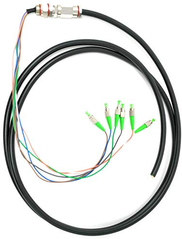 Cavo ultra spec - FC/APC (6 fili) monomodale (9/125) Fibra ottica impermeabile corazzata giuntura treccia - 5M