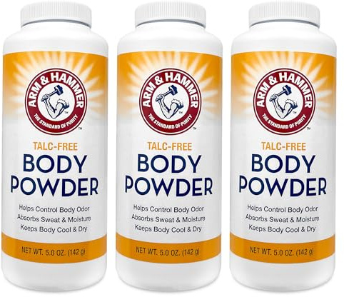 Talc-Free Body Powder for Body Odor Sweat & Moisture (3 pack)