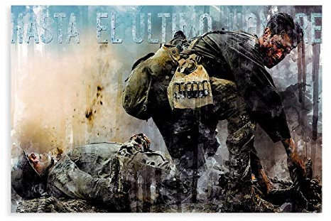 The Movie Hacksaw Ridge 6 Canvas Poster Bedroom Decor Sports Landscape Office Room Decor Gift 12×18inch(30×45cm) Unframe-style1