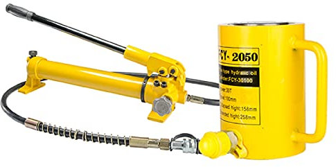 Cric Cilindro Idraulico Manuale 10T/20T/30T, Martinetto Idraulico Martinetto Sollevatore Pompa Idraulica Manuale per Costruzioni Navali Ponti Costruzioni