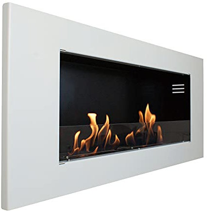 Kaminbau Mierzwa gelkamin etanolkamin öppen spis Aurora Deluxe Royal vit glans