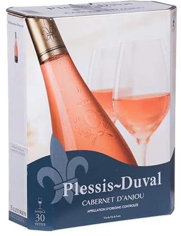PLESSIS-DUVAL (3 L) - DOP Cabernet d'Anjou - Vino Rosado - Bag in Box 3 L - Varietal: Cabernet Franc