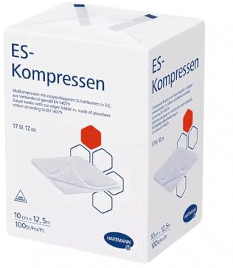 Hartmann ES-Kompressen 12-fach, unsteril in Faltschachtel - 10 x 12,5 cm