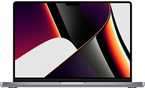 2021 Apple MacBook Pro M1 Pro Chip (14-Pulgadas, 16GB RAM, 512GB SSD) (QWERTY ENGLISH) Gris Espacial (Reacondicionado)