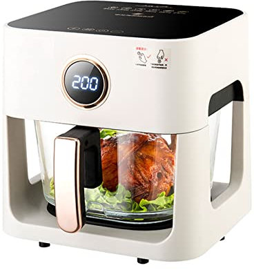 MZGDONGF Freidora de Aire Caliente de Gran Capacidad de 5 qt, Ventana de cocción Visual de 360 ​​°, Canasta frita de Vidrio (Color: Pantalla táctil) Safehappy