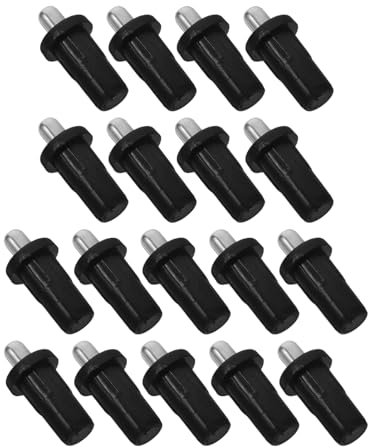 ULTECHNOVO 50pcs Cabinet Hardware Spring Loaded Repair Pins Plastic Iron Shafts for Furniture Door Fixing Suitable for Cabinet and Shutters