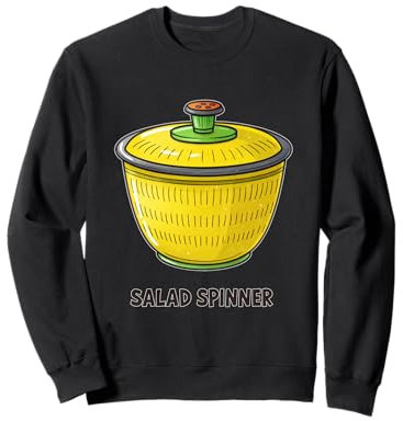 Essoreuse à salade amusante de dessin animé Sweatshirt