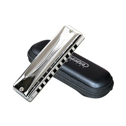 Diatonische Mundharmonika mit 10 Löchern Blues Harp professionelle Mundharmonika Tonart C(A)