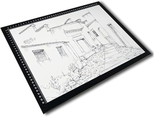 A1, A2, A3, A4 Tracing Led Copy Board Light Box, USB Power 10 Stage Dimming Artists Trace Light Pad Für Anfänger Diamond Drawing, Sketching, Animation, Fine Art, Tattoo Drawing, A3