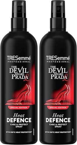 TRESemmé Care & Protect Heat Defence Spray- Reduces Breakage by Up to 82% & Prevents Brittle & Dull Hair- Heat Protection Up to 230°C for Smooth, Healthy Hair 300ml (Pack of 2)