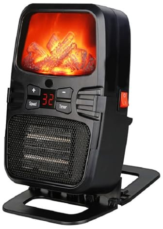 Ventilatore Del Riscaldatore Elettrico Portatile Da 500 W Mini D'aria Con Telecomando Stufa A Muro Giardino Radiato Warmer Riscaldamento Rapido