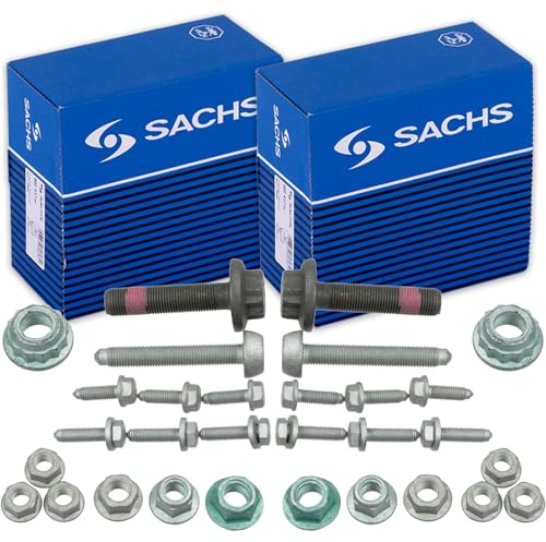2x Sachs Schrauben-Satz Domlager vorne | 2x 803 282 passend für Golf 5 6 A3 Octavia 2