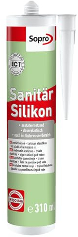 Sopro Sanitär Silikon Silicon Fugen Abdichtung 310 ml (schwarz 90)