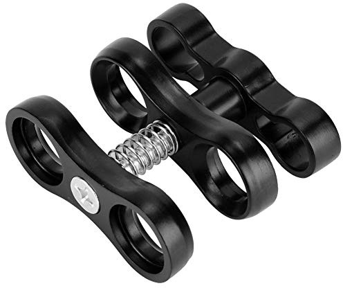 SolUptanisu Tauchlampe,Tauchlicht Halterung Adapter Aluminiumlegierung Verstellbar Unterwasser Sport Kamerahalterung Arm Ball Base Für, Sj Cam