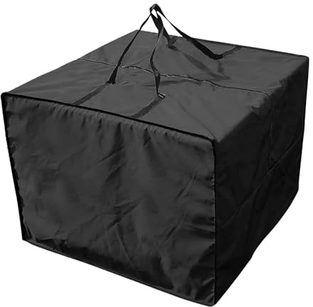 Aufbewahrungstasche für Palettenkissen, Wasserdicht Loungekissen Aufbewahrung Tasche Outdoor Kissen Aufbewahrungstasche Gartenpolster Schutzhülle für Patio Möbel Kissen, 81cm L x 81cm W x 61cm H